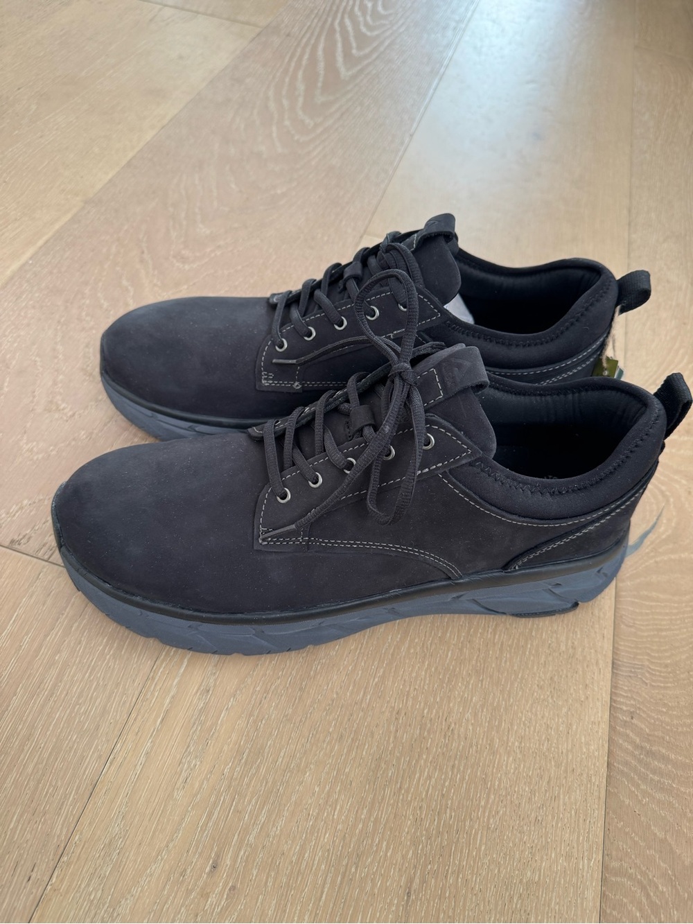 Align Men's Verdell Waterproof Slip-Resistant Oxfords Black Shoes Men's 12 New - Picture 8 of 12